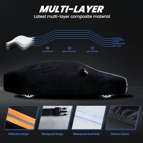 Multi Layer Car Cover Custom Fit for Bentley Flying Spur