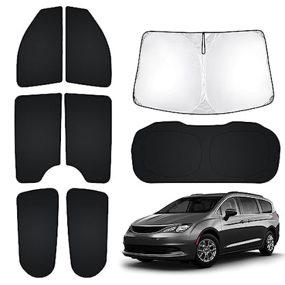 Windshield Sun Shade for Chrysler Pacifica 2017 (8 Count)