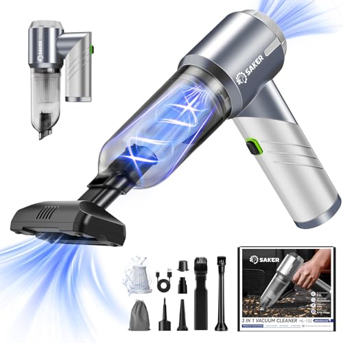 Handheld Car Vacuum Portable Cordless17000Pa HL132 Silver