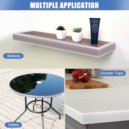 Clear Rubber Edge Trim (10 Foot)