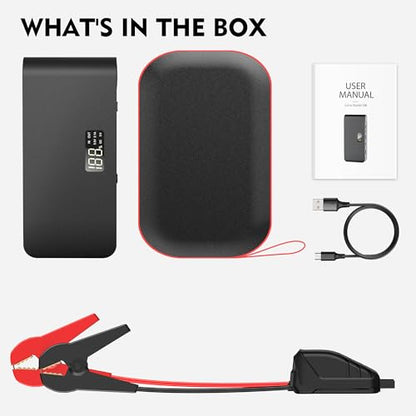 4000A 12V Car Battery Jump Starter 16000mAh for Car Boat Lawnmower