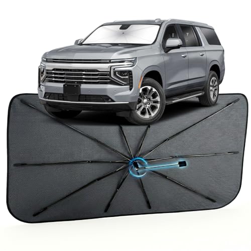 Car Windshield Sun Shade Umbrella for Chevrolet Suburban 2021
