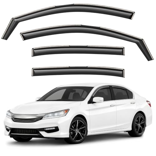 Window Deflectors Smoke Tinted in (4 Count)