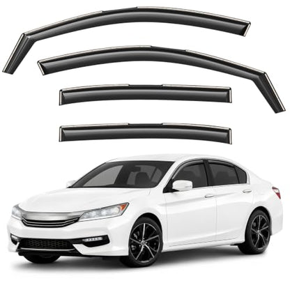 Window Deflectors Smoke Tinted in (4 Count)