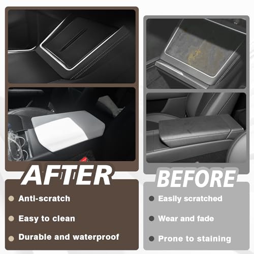 Armrest Cover & Charging Mat for 2026 2025 Model Y Juniper