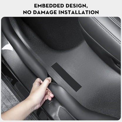 8PCS Door Sill Protectors for Tesla Model Y Juniper [Full Protection (8 Count)