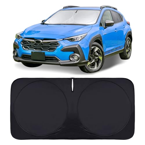 Car Windshield Sun Shade Compatible with Subaru Crosstrek 2021 2022 2023 2024 Front Window Sunshades for XV Crosstreck 2012