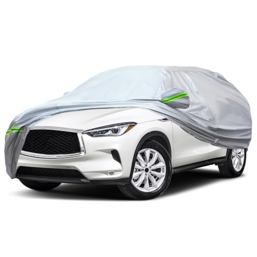 6 Layers Premium SUV Car Cover Waterproof All Weather Weatherproof UV Sun Protection Snow Dust Storm Resistant Outdoor Exterior Custom Form