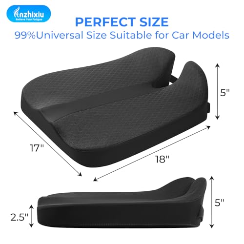 Elevated Car Seat Cushion for Improved View