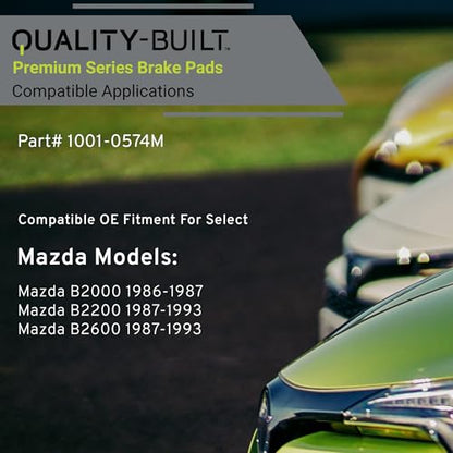 Front Semi Metallic Brake Pads