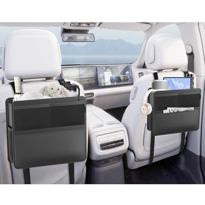 2 Pack Car Backseat Organizer and Trash Can 2