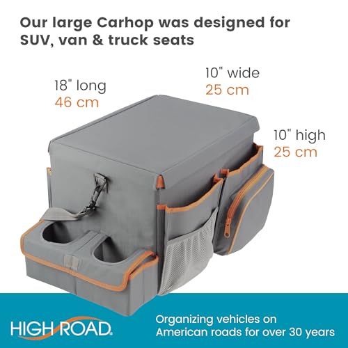 Front Seat Organizer with Tray and Cup Holders