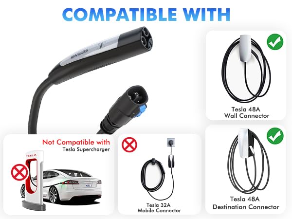 EV Charger Extension Cable for Tesla