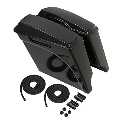 Motorcycle 5" Stretched Saddlebags Fit For Harley Touring 1993