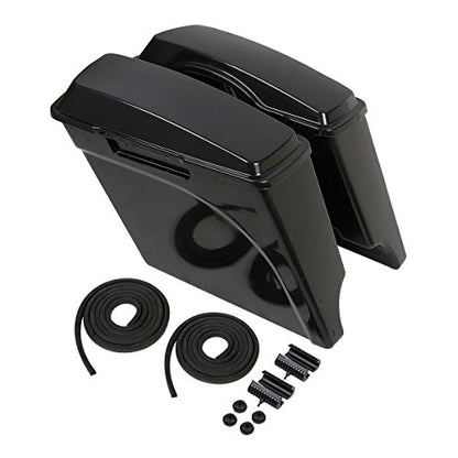 Motorcycle 5" Stretched Saddlebags Fit For Harley Touring 1993