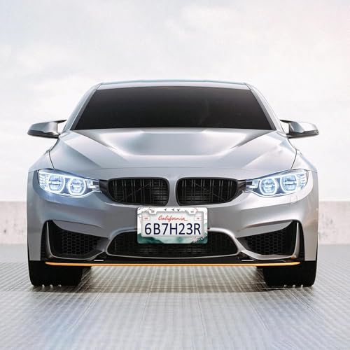 Mountains Cherry Blossom License Plate Frames