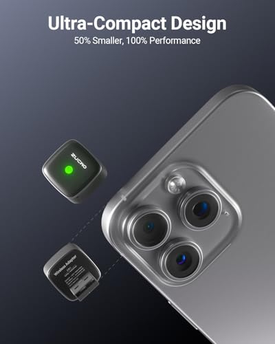 Mini Wireless CarPlay Adapter for Carplay and Android Auto 2