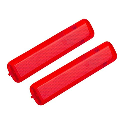Rear Left Driver and Right Passenger Side Door Red Reflector Panel