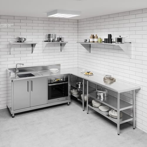18 in. x 60 in. Stainless Steel Wall Mount Shelf