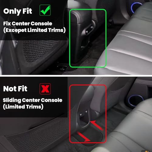 Floor Mats for Hyundai Ioniq 5 Unmovable Console 2024 2023 2022