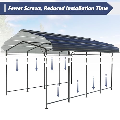 Reinforced Metal Carport