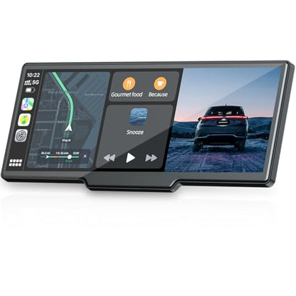 9.26'' Carplay Screen with 2.5K Dash Cam and 1080P Backup Camera