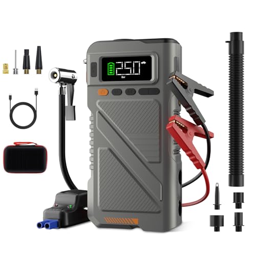 Car Jump Starter with Air Compressor 9000A