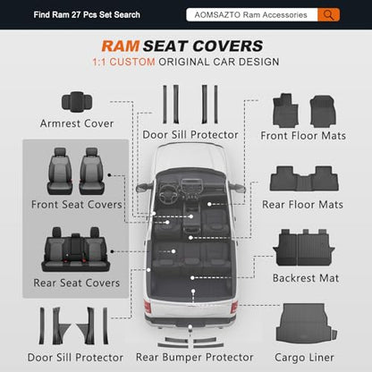 Custom Fit Seat Covers for Dodge RAM 1500 2019