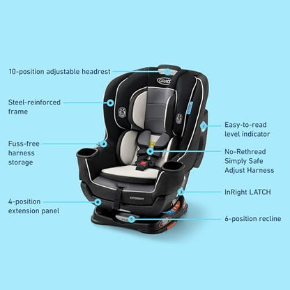 Extend2Fit Convertible Car Seat
