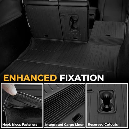 Floor Mats for 2025 2026 Tesla Model Y Standard Juniper (16.5 Count)