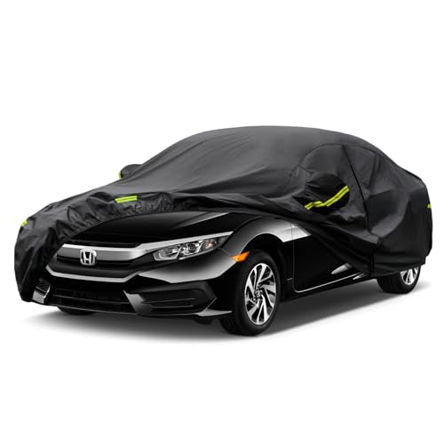 7 Layers Car Cover Custom Fit Honda Civic Sedan from 1995 to 2025