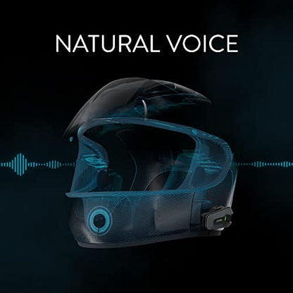 PACKTALK Edge Motorcycle Bluetooth Communication System Headset Intercom