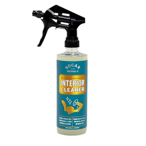 SOCAR Mint Condition Interior Car Cleaner 16 fl oz. Professional Grade for Dirt (16 Fl Oz)