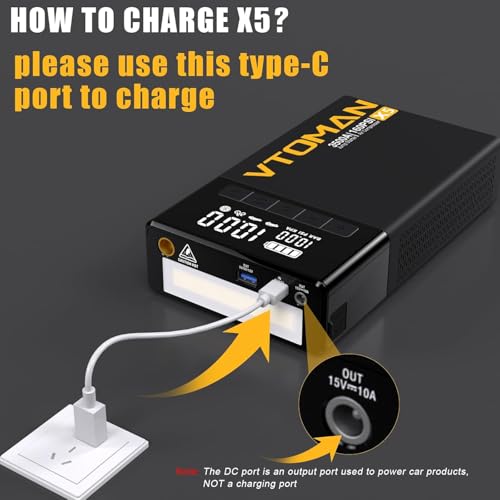 X5 Jump Starter with Air Compressor