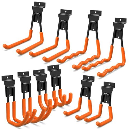 Slatwall Hooks 10 Pack Heavy Duty Multi Sizes (10 Count)