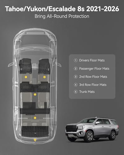 Floor Mats & Cargo Liner for Chevy Tahoe