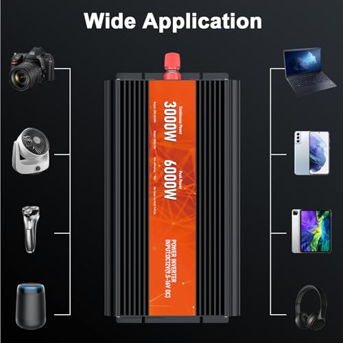 3000W Power Inverter 12V DC to 110V