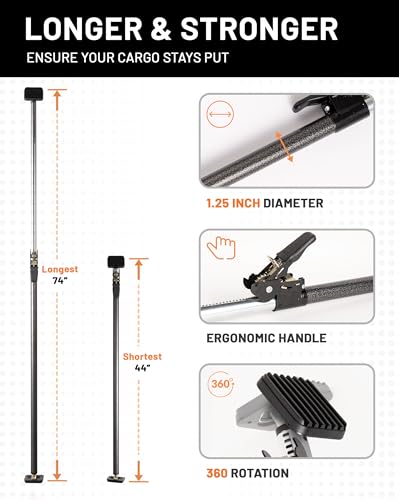 Ratcheting Cargo Bar 44"