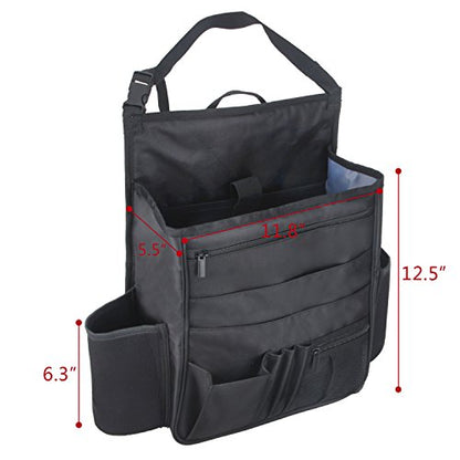 Front Car Seat Storage Organizer