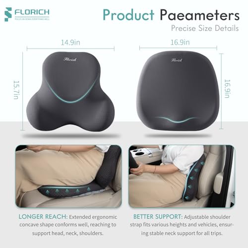 Seat Cushion & Lumbar Support Pillow
