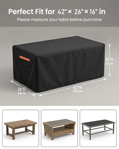Patio Coffee Table Cover