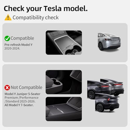 All Weather Cargo Liners for Tesla Model Y Trunk Mats (3 Count)