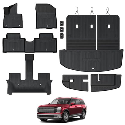 Floor Mats for 2026 Hyundai Palisade Gas 7