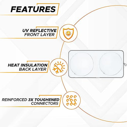 Semi Truck Sun Shade for Windshield