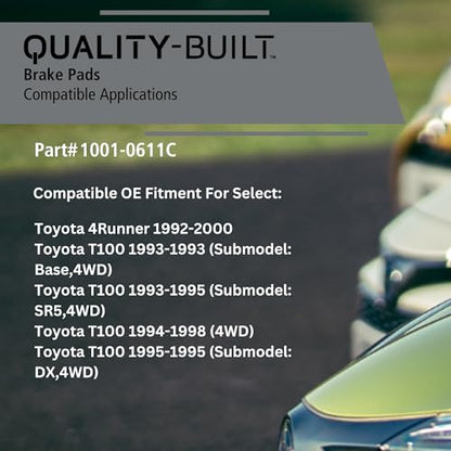 Front Ceramic Brake Pads