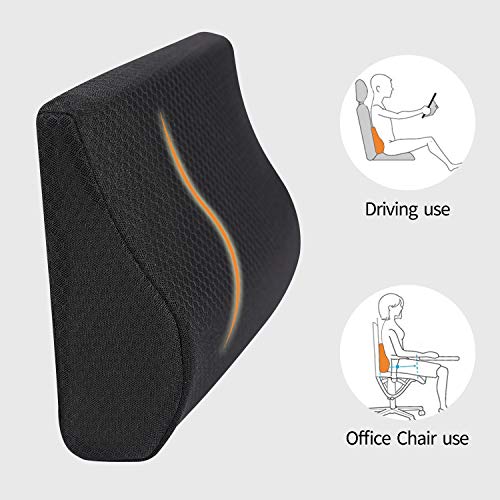 Memory Foam Lumbar Support Pillow for Car