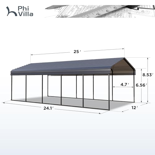 12x25 Carport