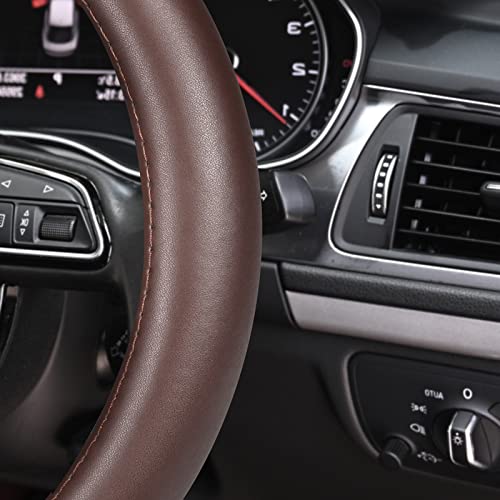 Heavy Duty Pure Cowhide Steering Wheel Cover