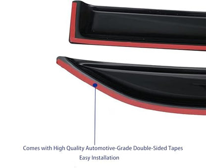 Window Visors Rain Guard Compatible with 2022 (4 Count)