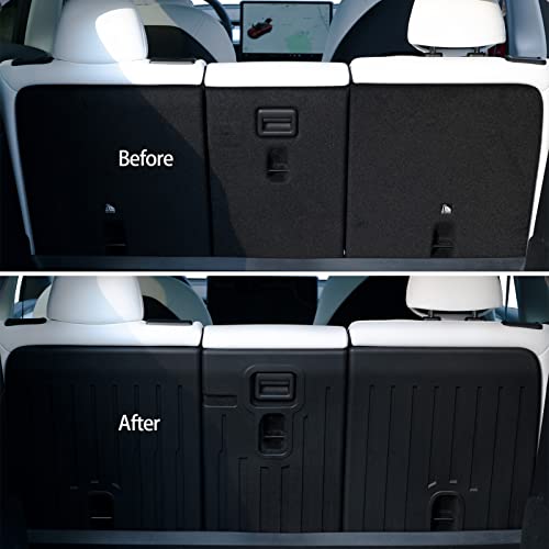 for Tesla Model Y Rear Seat Back Cover Seatback Liner Backrest Protector Accessories 5 (3 Count)